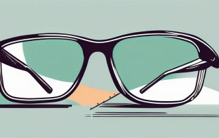A pair of glasses resting on top of an insurance policy