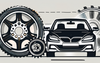 Various car parts such as an engine