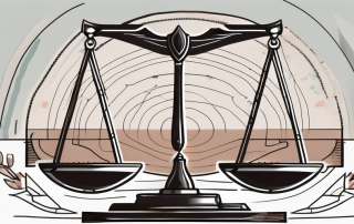 A balanced scale symbolizing justice