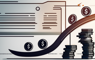 A stack of coins next to a symbolic insurance policy document