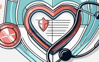 A life insurance policy document with a stethoscope