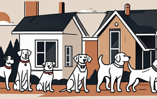 A variety of dogs