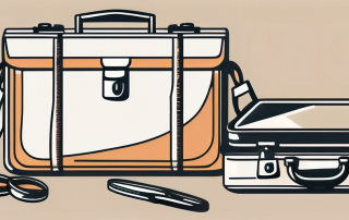 Various insurance policies in different sizes of briefcases