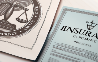 Two life insurance policy documents placed side by side