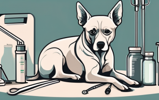 A dog with a slight greyish hue in its eyes