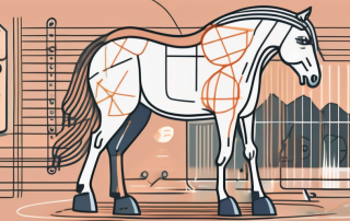 A horse undergoing a szintigraphie scan