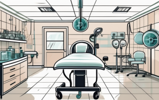 A veterinary clinic with a focus on the operation room