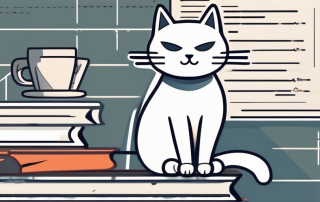 A content and well-protected cat sitting on a pile of insurance policy papers