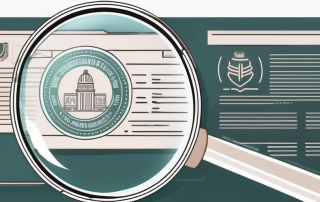 A life insurance policy document with a magnifying glass focusing on the guarantee interest rate section
