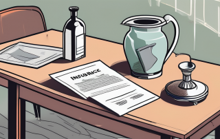 A broken vase in a rented apartment