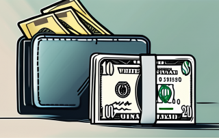 A wallet with money being drained into a health insurance card