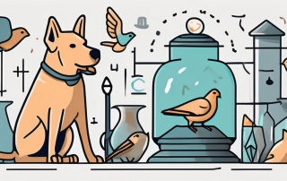 Various domestic animals like dogs