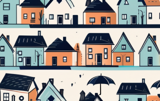 A variety of houses