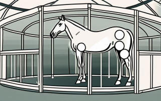A horse in a stable