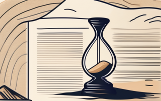 A life insurance policy document next to a sand hourglass