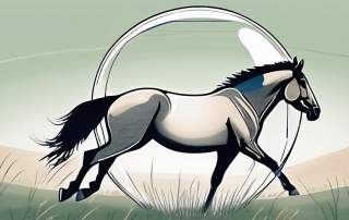 A horse in a peaceful pasture
