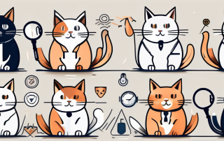 A variety of cats with different expressions and poses