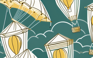 A life insurance policy envelope with a golden parachute attached to it