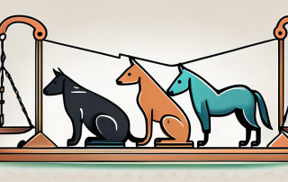 Various animals such as a dog