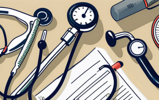 Various medical tools such as a stethoscope