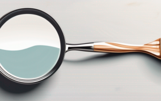 A toothbrush and a dental mirror
