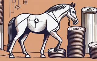 A horse with a stethoscope around its neck