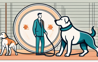 A content and well-cared-for dog with a stethoscope around its neck