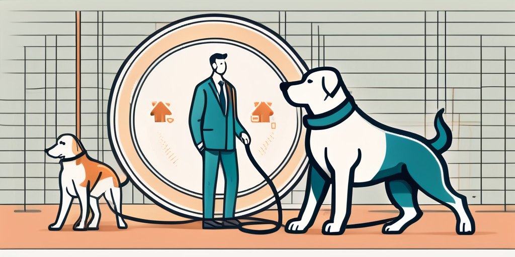 A content and well-cared-for dog with a stethoscope around its neck