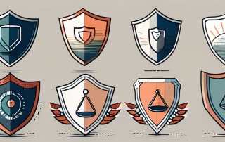 10 different styled shields