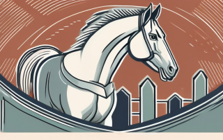 A horse in a stable