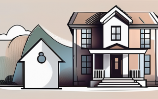A house with a protective shield symbolizing a life insurance policy