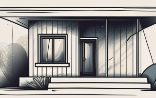 A house with a protective shield symbolizing liability insurance