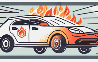 A car under a protective shield