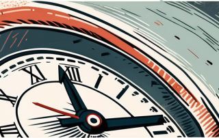 A lifebuoy and a ticking clock