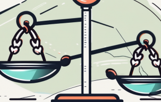 A balance scale comparing two life insurance policy documents