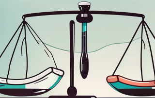 Two contrasting dental tools