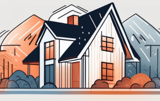 A two-family house with visible elements representing home insurance