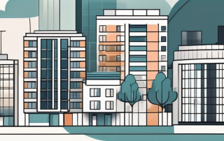 A variety of buildings