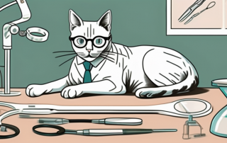 A cat with glasses