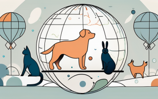 Various animals such as a dog