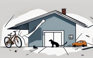 A house with a broken window