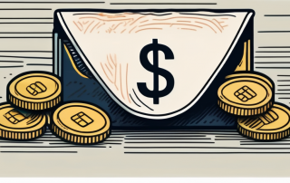 A wallet with coins and bills half inside