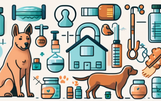 Various types of pets such as dogs
