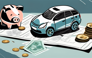 A broken piggy bank with coins spilling out