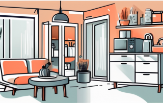 A home filled with various household items like furniture