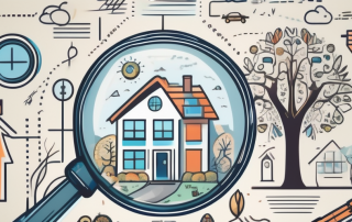 A life insurance policy next to a magnifying glass