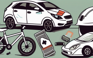 Various safety equipment like helmets