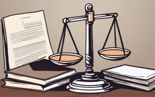 A balanced scale symbolizing justice