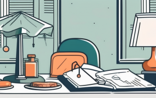 Two different home insurance policy documents placed on a table