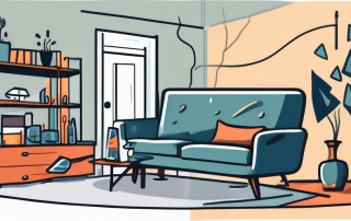 A home filled with various valuable items (like a tv